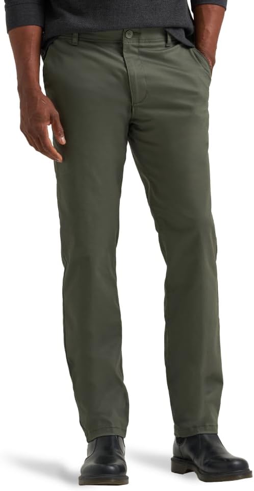Lee Men's Extreme Motion Slim Straight Pants for Comfort
