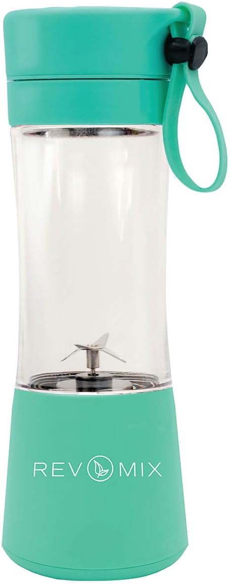 Blend on-the-go with Rev Mix Teal Blender