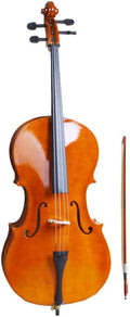Cello 4/4 Kit Acoustic Full Size Cello for Adults and Students