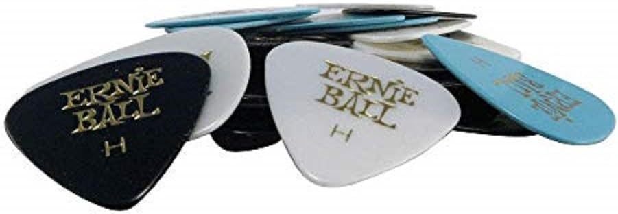 Ernie Ball Guitar Picks 24-pack - Heavy Gauge for Powerful Play