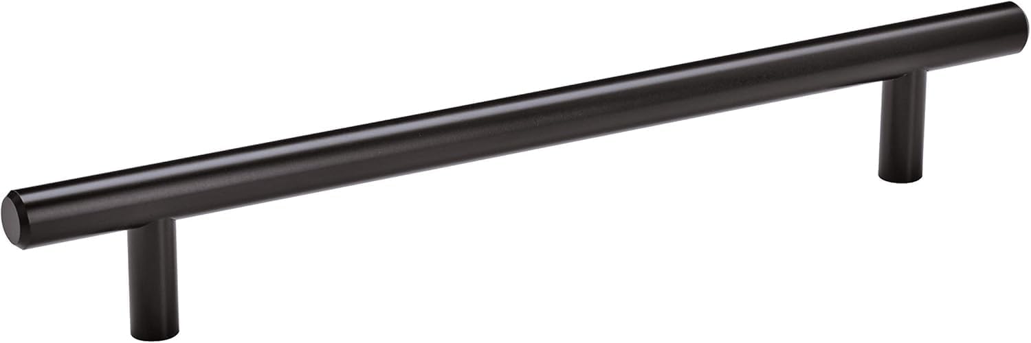 Matte Black Cabinet Pulls by Amerock - 7 inch Bar Pulls Pack