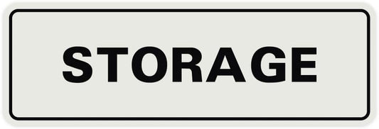 Standard STORAGE Door/Wall Sign - Durable and Elegant Design