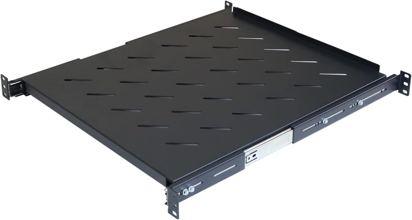 Aeons 1U 19-inch Sliding Rack Server Shelf for IT Equipment