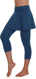 Skirted Legging for Women with Pockets - High Waist Active Skort Shoes