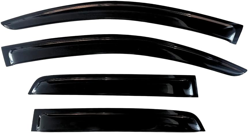 KPY Window Visor Rain Guard for Toyota Corolla & Chevy Prizm
