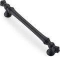 Asidrama 10 Pack 5 Inch Matte Black Kitchen Cabinet Handles