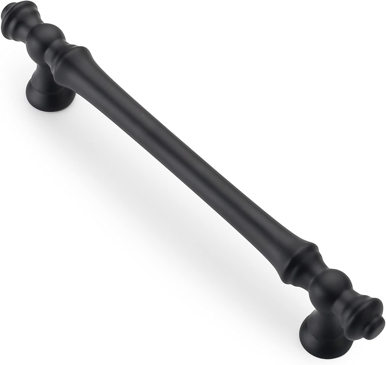 Asidrama 10 Pack 5 Inch Matte Black Kitchen Cabinet Handles