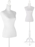 Female Dress Form Mannequin Torso with Adjustable Tripod Stand