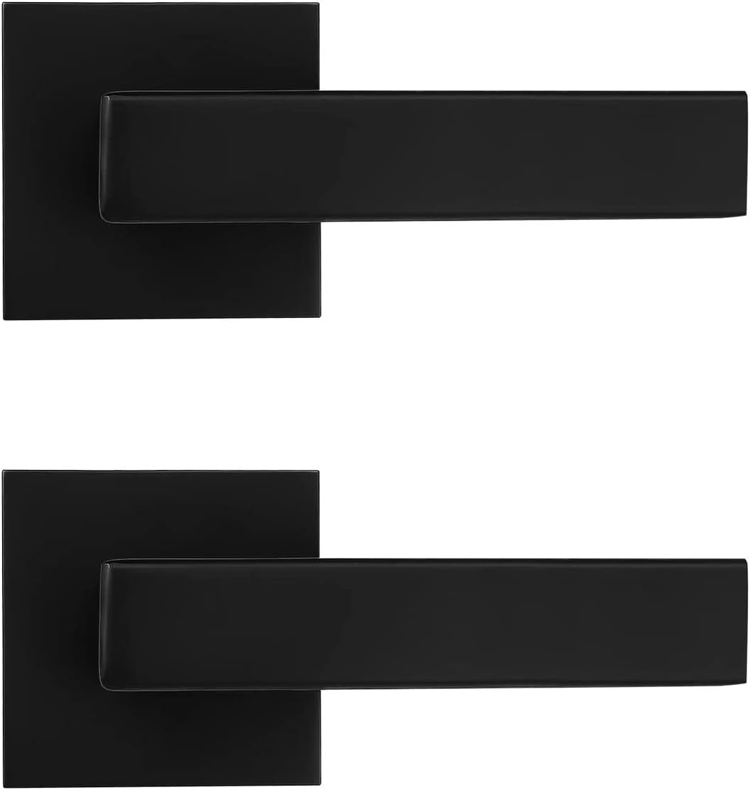 Probrico Dummy Lever Door Handle Set for Closets and French Doors