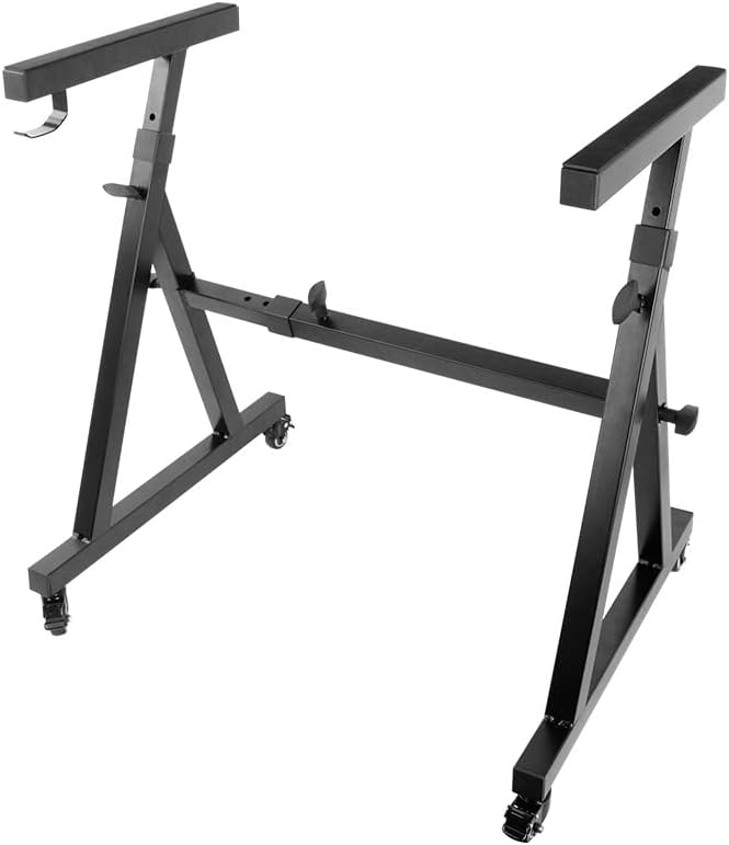 Duramex Heavy Duty Keyboard Stand: 360 Swivel & Adjustable Height/Width