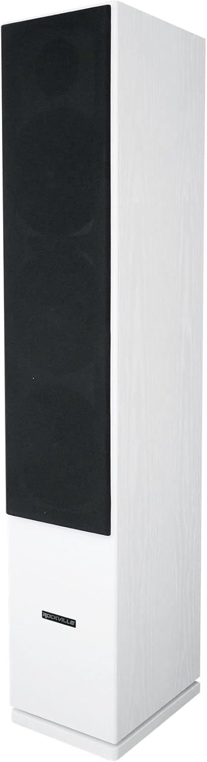 Rockville RockTower 64W Passive Tower Speaker for Home Audio