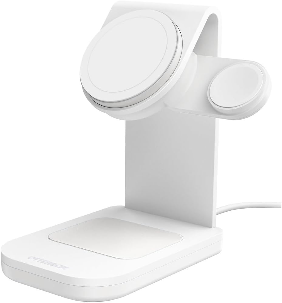 OtterBox 3-in-1 Wireless Charging Station for MagSafe - White
