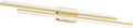 Gold 48in LED Vanity Light 48W 6000K - Bright Modern Bath Light