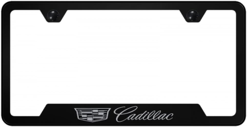 Officially Licensed Laser Etched Stainless Steel License Plate Frame