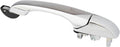 TRQ Exterior Door Handle Chrome Rear - Direct Fit OE Replacement