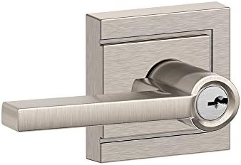 SCHLAGE F51A LAT 619 ULD Latitude Keyed Entry Lever Review