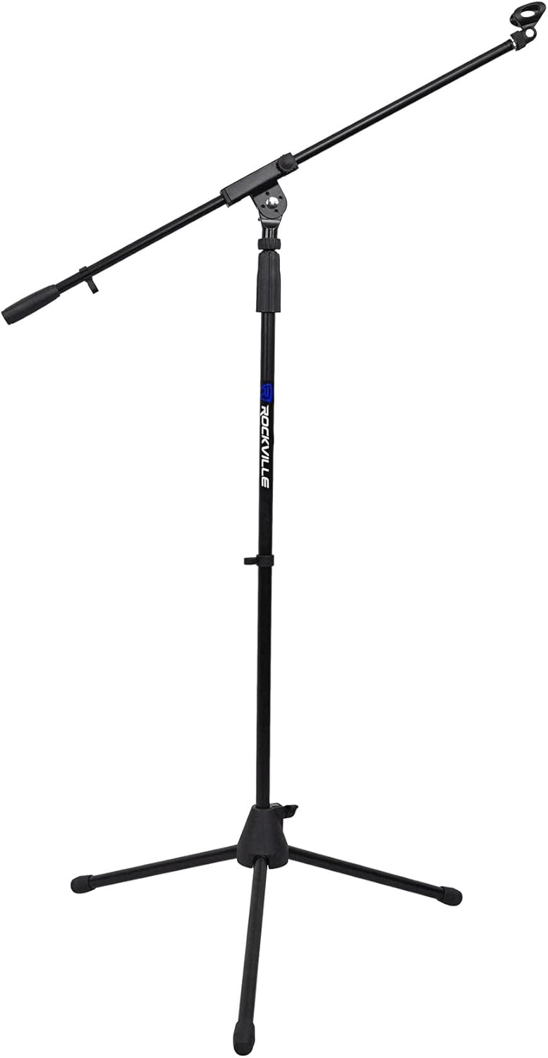 Rockville RVMIC1 Microphone Stand with Boom & Tripod Base