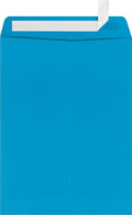 LUXPaper 9 x 12 Open-End Envelopes Peel & Press - Pool Blue