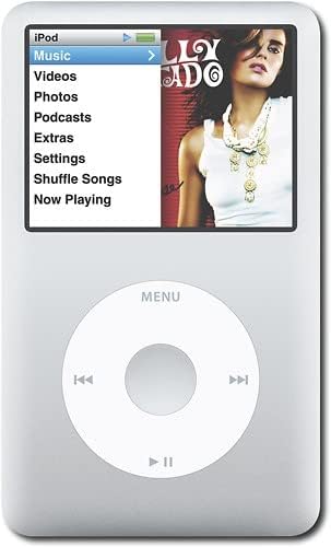 M4 Compatible iPod Classic 160 GB Silver for Music Lovers