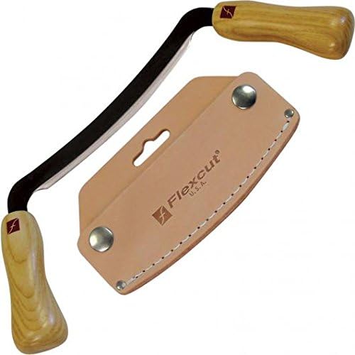 FLEXCUT Wood Carving Tools Set with 5-Inch Draw Knife KN16