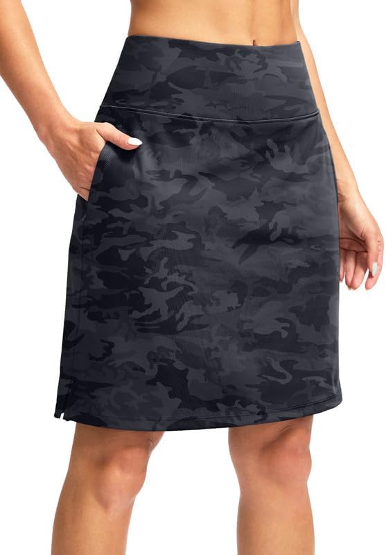 G Gradual 20in Golf Skorts for Women with 7 Pockets Knee Length