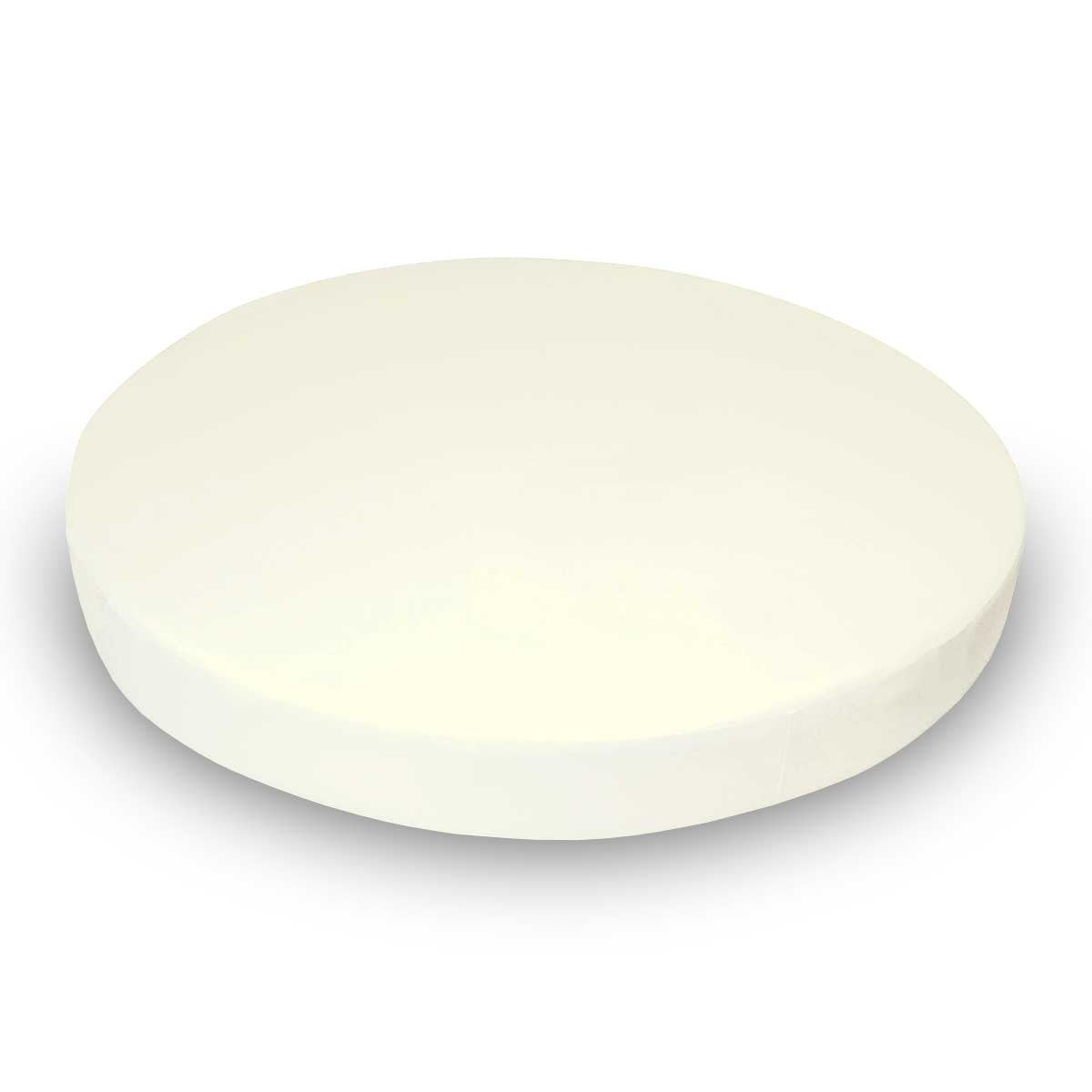 SheetWorld Baby Fitted Round Crib Sheet, 100% Cotton Jersey