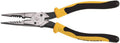 Klein Tools J206-8C Long Nose All-Purpose Pliers - Versatile Wire Tool