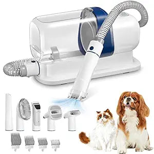 RyRot Dog Vacuum & Grooming Kit for Effortless Pet Grooming
