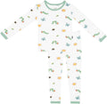 KYTE BABY Toddler Pajama Set - Soft Bamboo Rayon PJs (Style DLMM)
