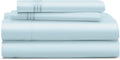 California King Baby Blue Everyday 1500 Series Bed Sheet Set - Ultra