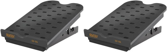 AURAY Adjustable Tilt Speaker Stands - Optimal Sound Angle for Studio & Home (2 QTY)