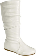 Wells Collection Womens Boots Soft Slouchy Under Knee High - Flat