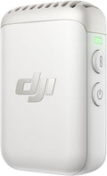 DJI Mic 2 Transmitter (Pearl White) - Clear Wireless Mic for Vlogs