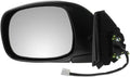 TRQ Left Power Heated Mirror with Chrome Cover - Direct Fit