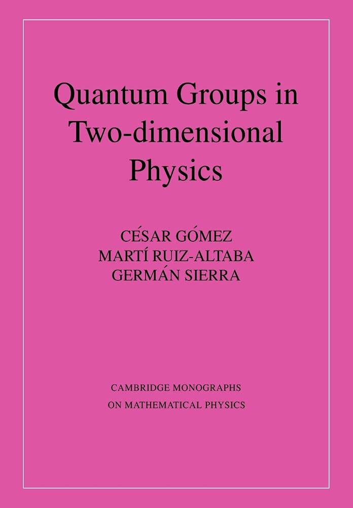 Quantum Groups in Two-Dimensional Physics: A Comprehensive Guide