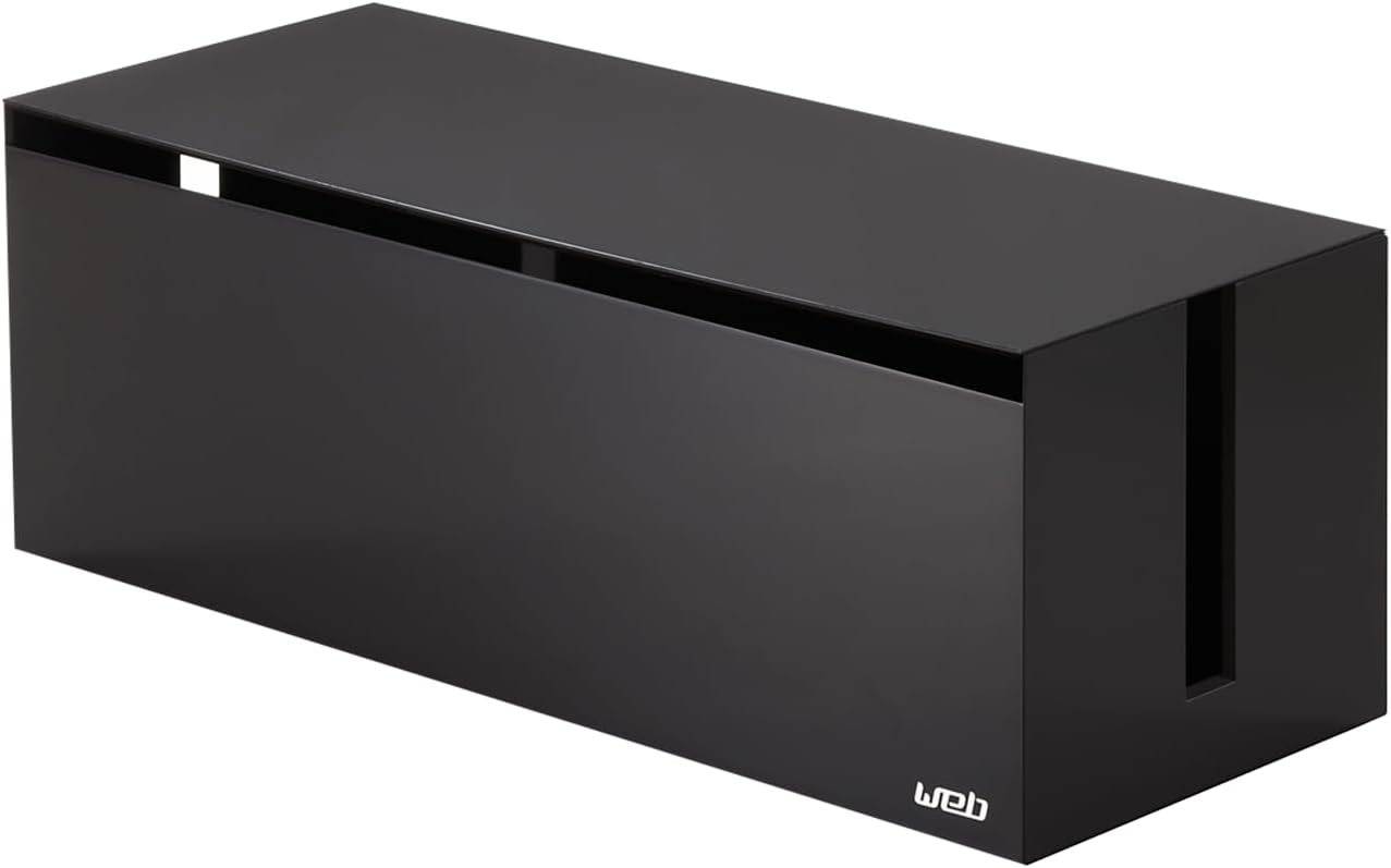 YAMAZAKI Cable Box-Outlet Cord Storage Organizer for Home