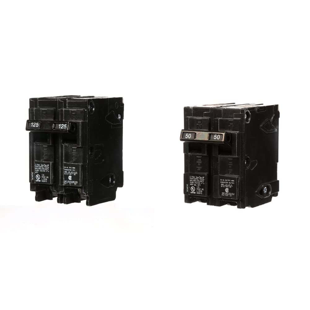 Siemens QP Circuit Breaker Set: 125-Amp & 50-Amp Power Solutions
