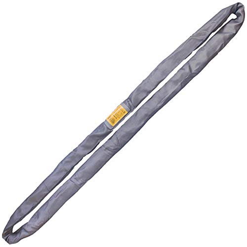 Gray 6ft Endless Round Lifting Sling for Heavy Duty Use