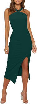 OWIN Women 2025 Sexy Halter Cocktail Dress for Any Occasion