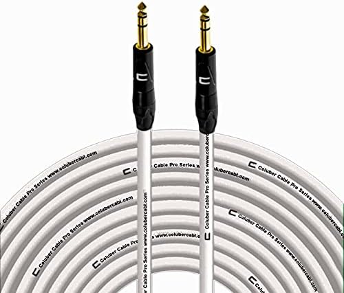 Coluber Cable 1/4 TRS Male to Male - 200 Feet for Audio Needs