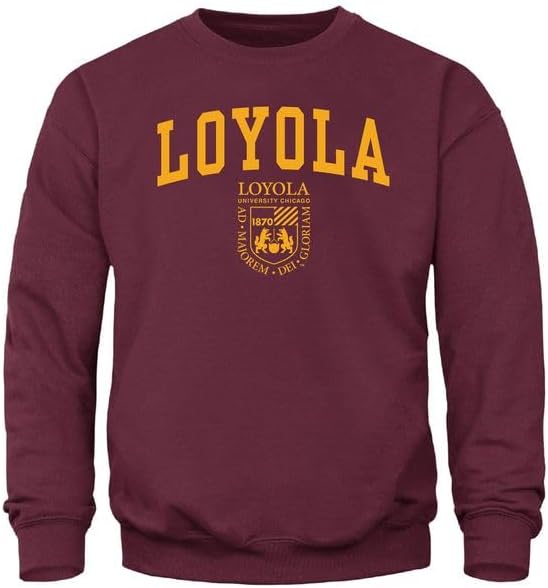 Loyola University Crewneck Sweatshirt for College Pride