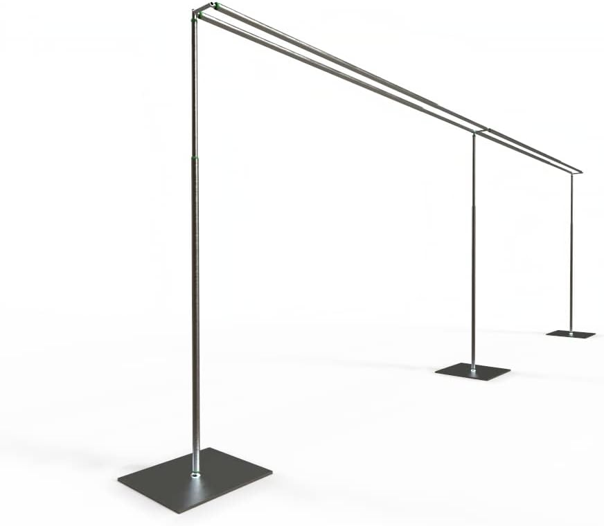 Adjustable Heavy Duty Portable Pipe and Drape Backdrop Kit for Events