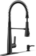 Semi-Professional Kitchen Sink Faucet with Pull Down Sprayer - Matte