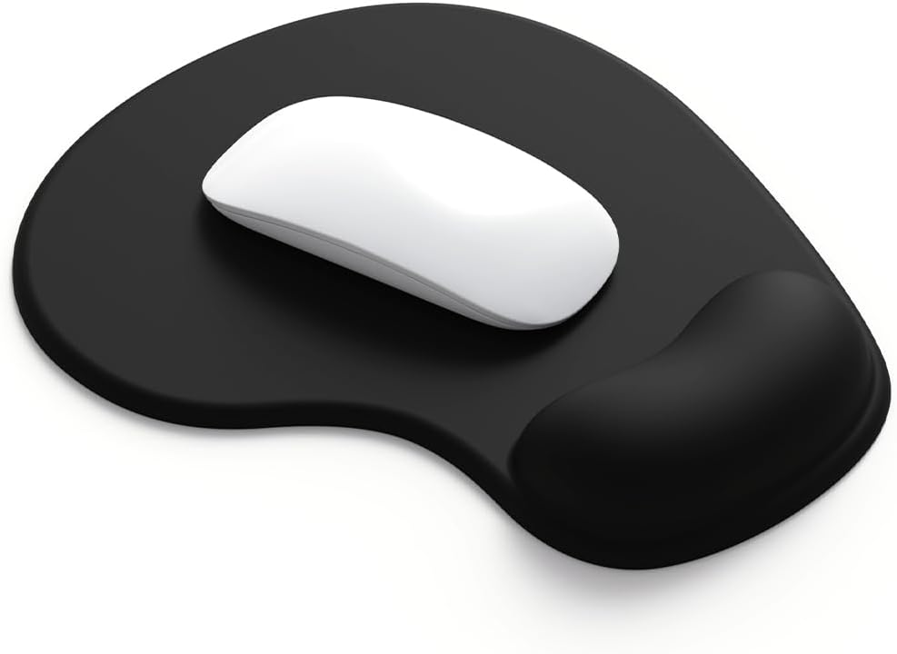 Ergonomic Gel Wrist Support Mousepad - Non-Slip Surface