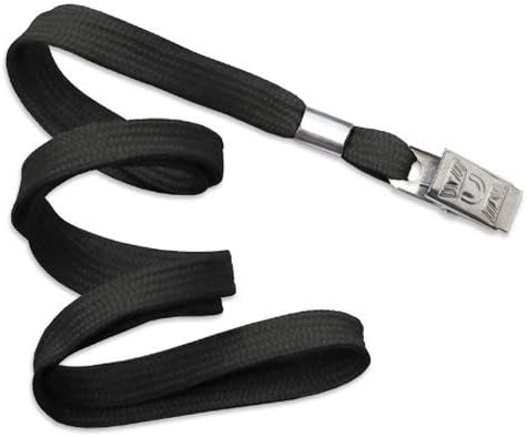 100-pack: Strong 36 Flat Lanyards for Quick Badge Access