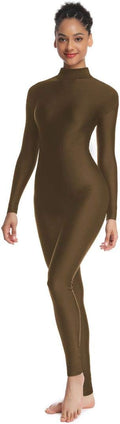 High Neck Long Sleeve Bodysuit for Women - Perfect for Dance