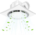 Bathroom Exhaust Fan with Light 110 CFM - Quiet LED Vent
