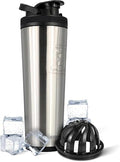 Ice Shaker Insulated Stainless Steel Shaker Bottle 32oz - 30+ Hour