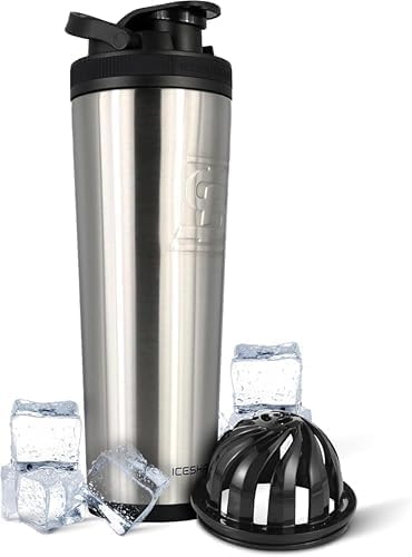Ice Shaker Insulated Stainless Steel Shaker Bottle for All Drinks