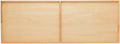 Narrow Wood Canvas 12 x 36 x 3/4 in Pack of 2 - Sturdy Panoramic